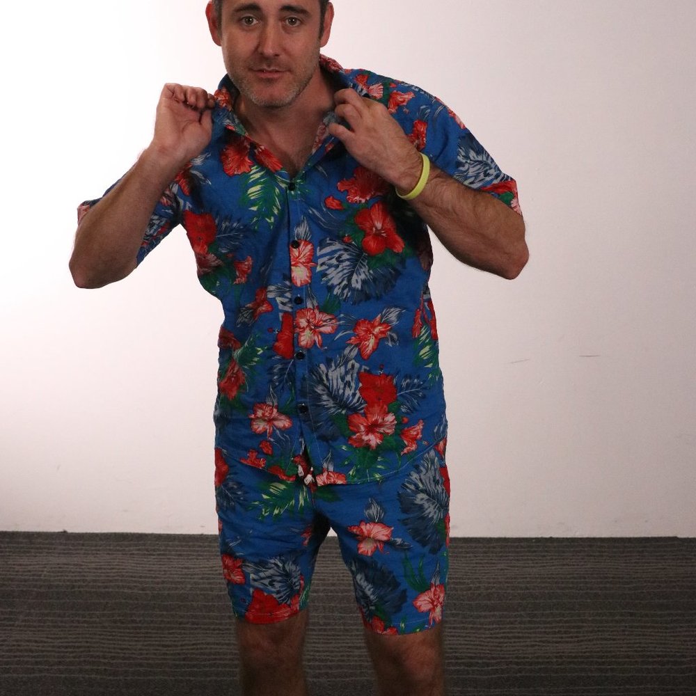 Multi Color Shirt and Short Set